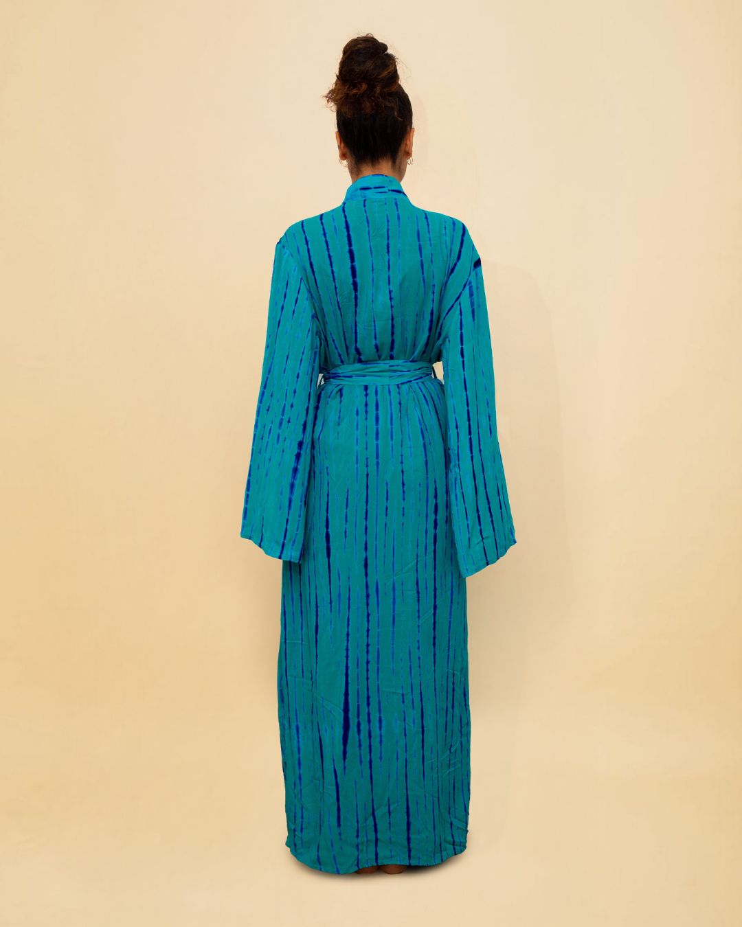 KIMONO MALAKA BLEU - Kimono long