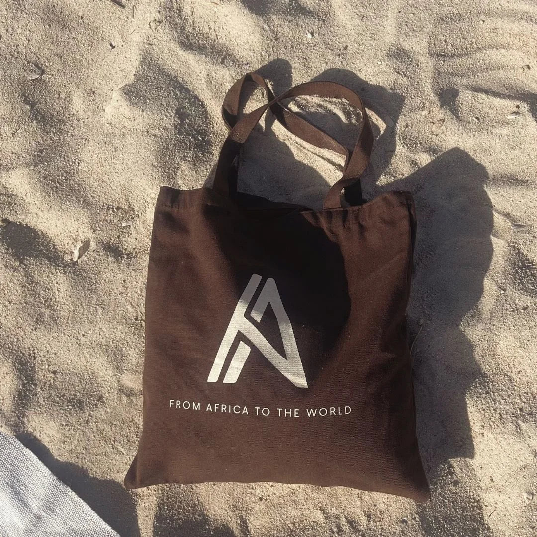 ATTA BAG MARRON - Tote bag en coton