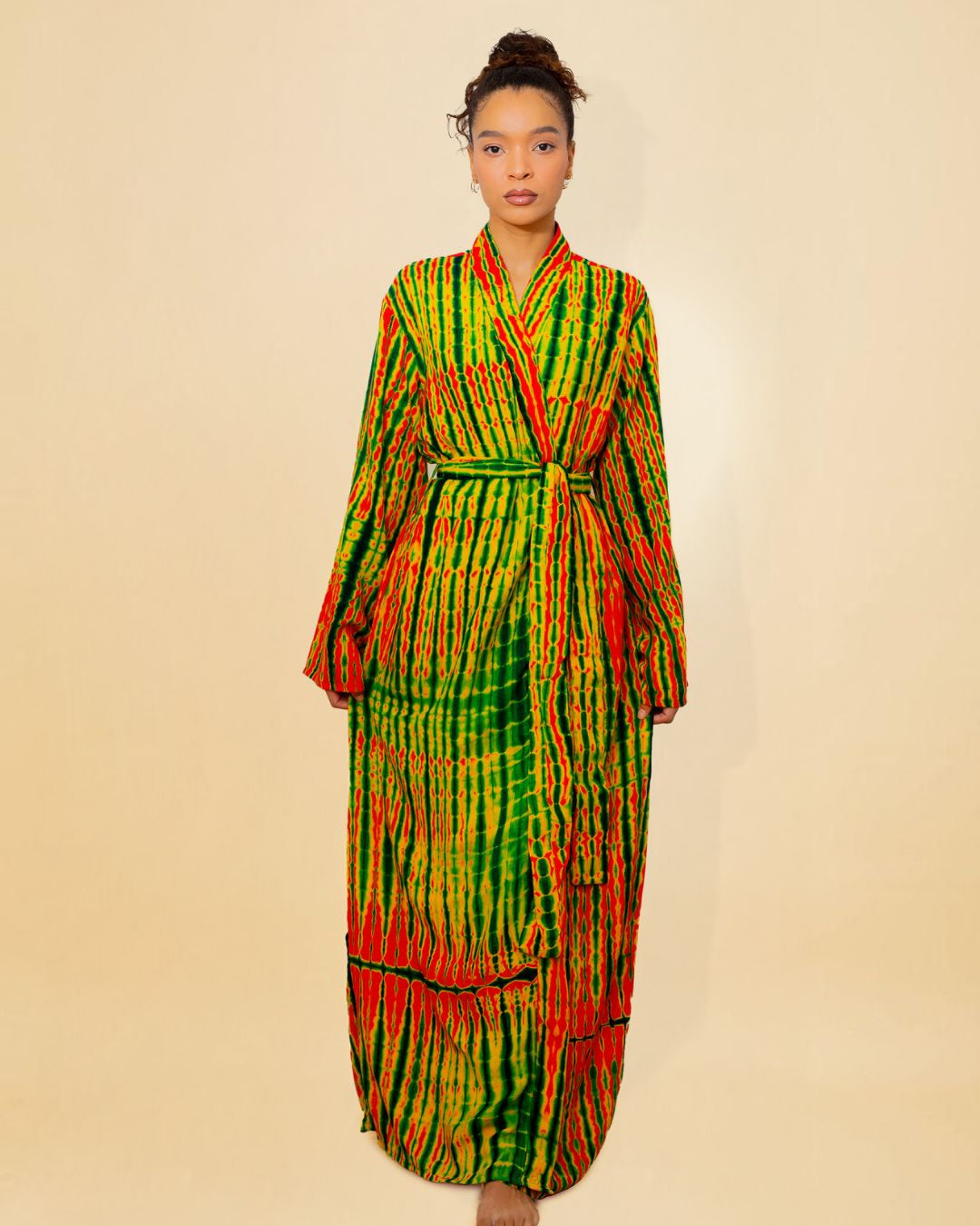 KIMONO MALAKA ORANGE - Kimono long