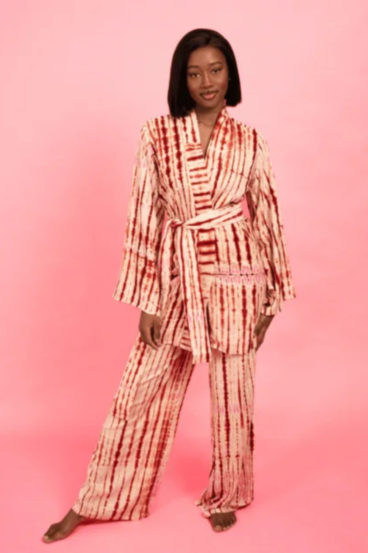 ATTA SET RED PINK Pants Set