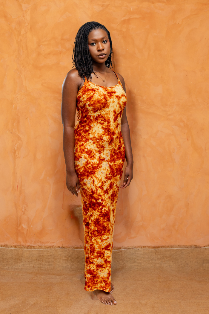 AWA ROBE SOLO ORANGE | Robe seule
