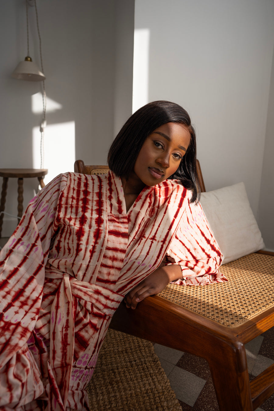 MALAKA KIMONO PINK | Long Kimono