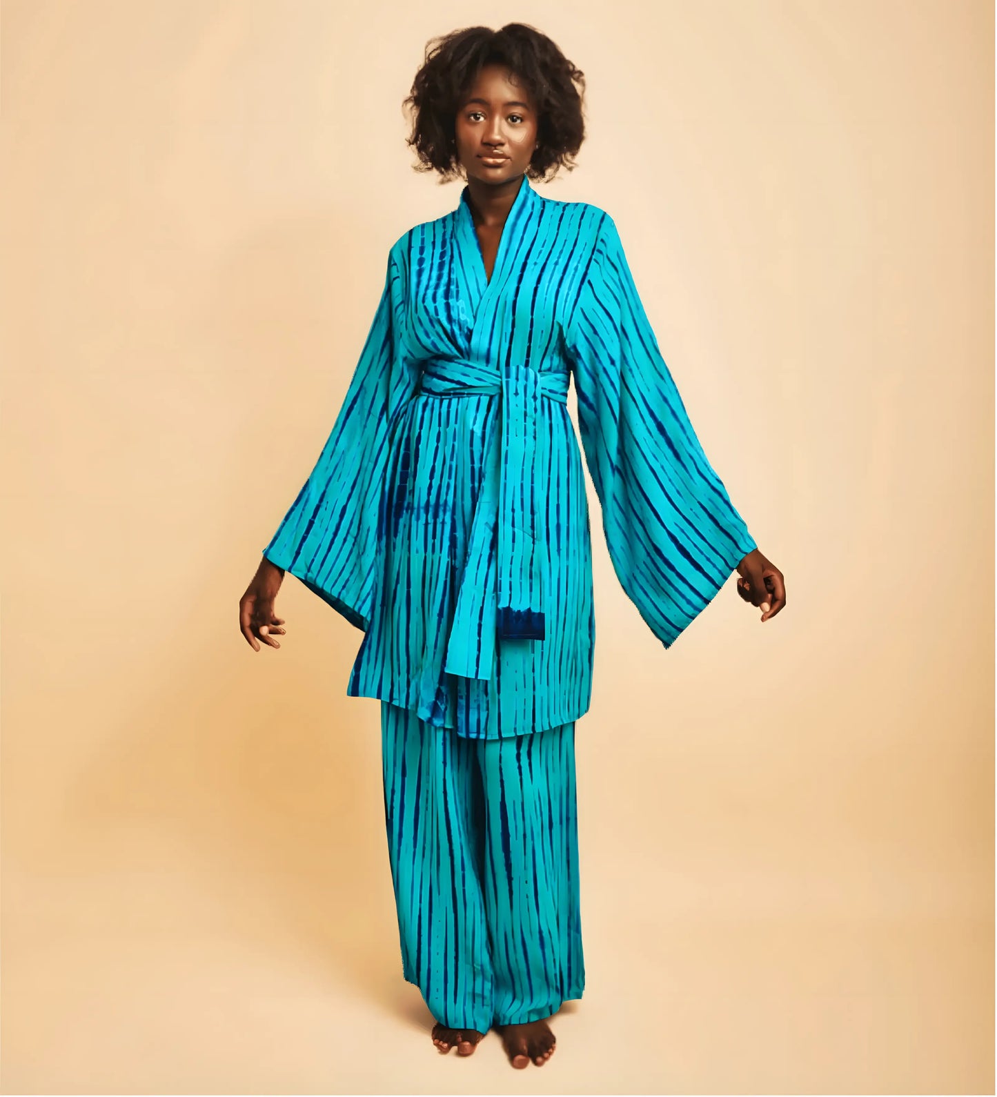 ATTA SET BLUE GREEN – Loungewear pants set
