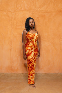 AWA ROBE SOLO ORANGE - Vue 1