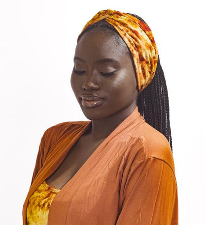 Bandeau Orange Motif