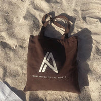 ATTA BAG MARRON - Tote bag en coton