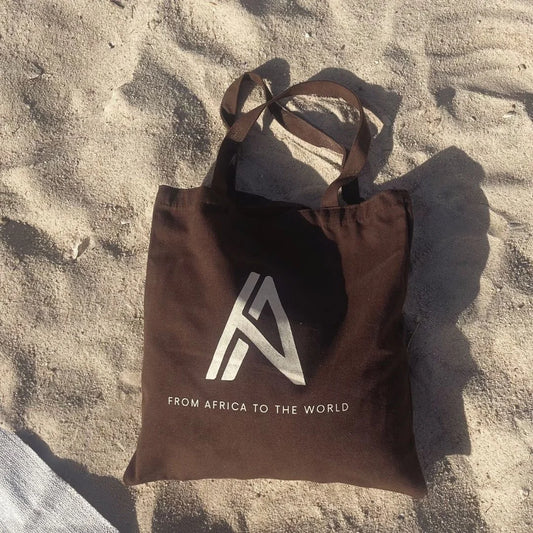 ATTA BAG MARRON - Tote bag en coton