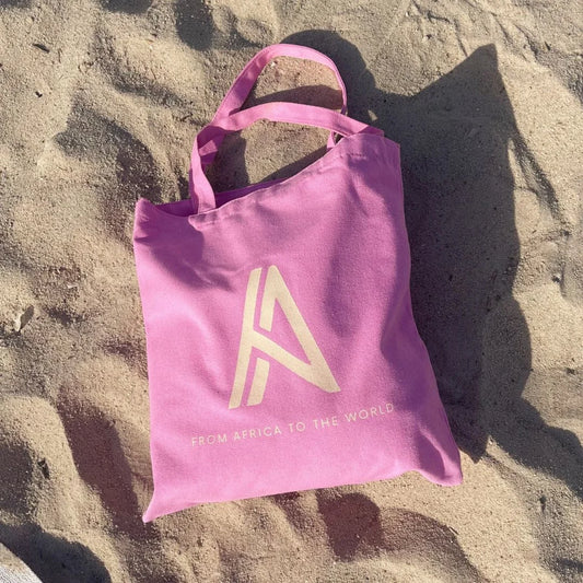 ATTA BAG ROSE - Tote bag en coton