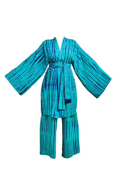 ATTA SET BLUE GREEN – Loungewear pants set