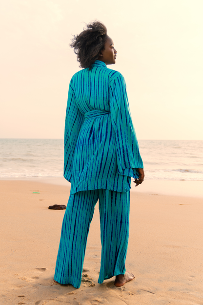 ATTA SET BLUE GREEN – Loungewear pants set