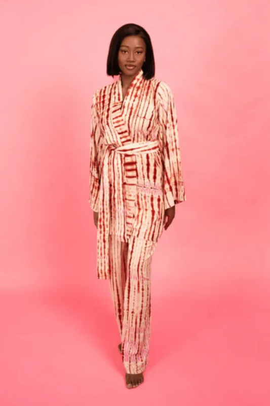 ATTA SET RED PINK Pants Set