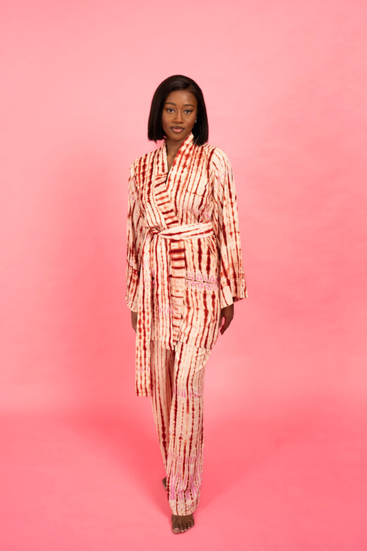 ATTA SET ROUGE/ROSE  | Ensemble loungewear pantalon