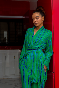 ATTA SET BLUE GREEN – Loungewear pants set