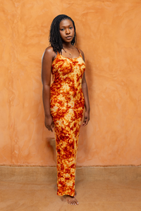 AWA SOLO DRESS ORANGE | Dress Only