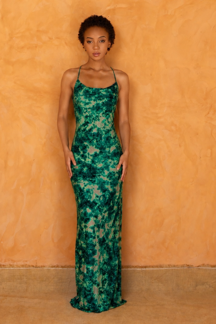 AWA ROBE SOLO VERT | Robe seule