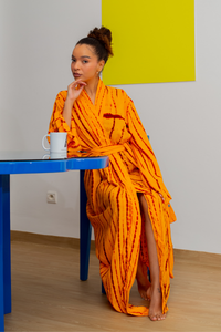 MALAKA KIMONO JAUNE | Kimono long