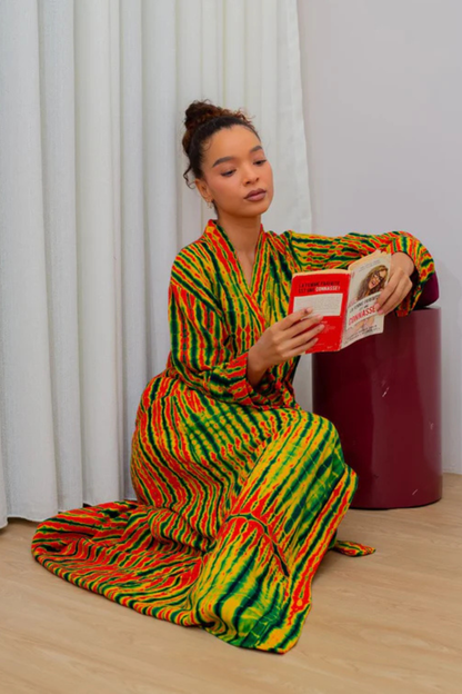 KIMONO MALAKA ORANGE | Kimono long