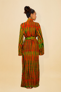 MALAKA KIMONO ORANGE | Kimono long
