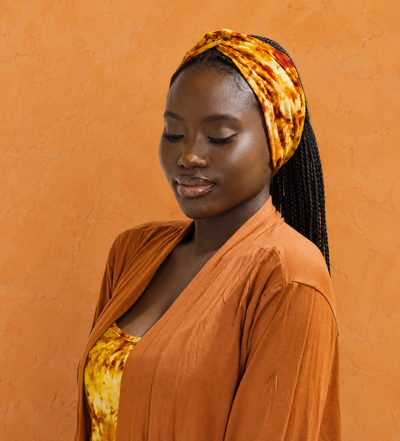 BANDEAU ORANGE motif